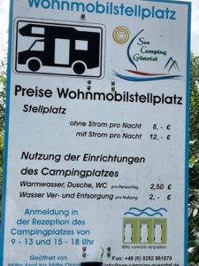 Wohnmobil Stellplatz Günztal - "Der Womo Stellplatz"